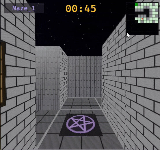 Maze React.js app — first-person 3D gameplay (Bevy + WebAssembly)